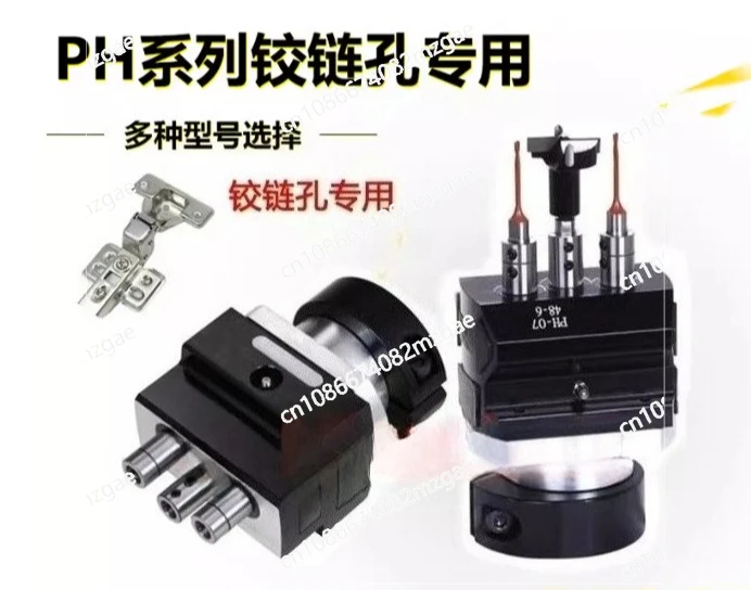 Wood Row Boring Multi-Shaft Hinge Drilling Head Bag, Special Hole Drilling Tool for Cabinet and Furniture Hinge Assembly