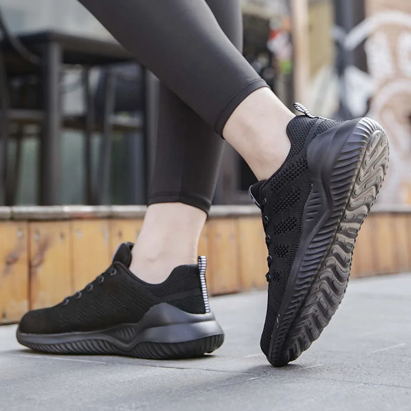 Sneakers Womens Running Shoes Mesh Upper Breathable Outdoor Casual Walking Shoe for Women Lightweight Sports Lace-up Baskets