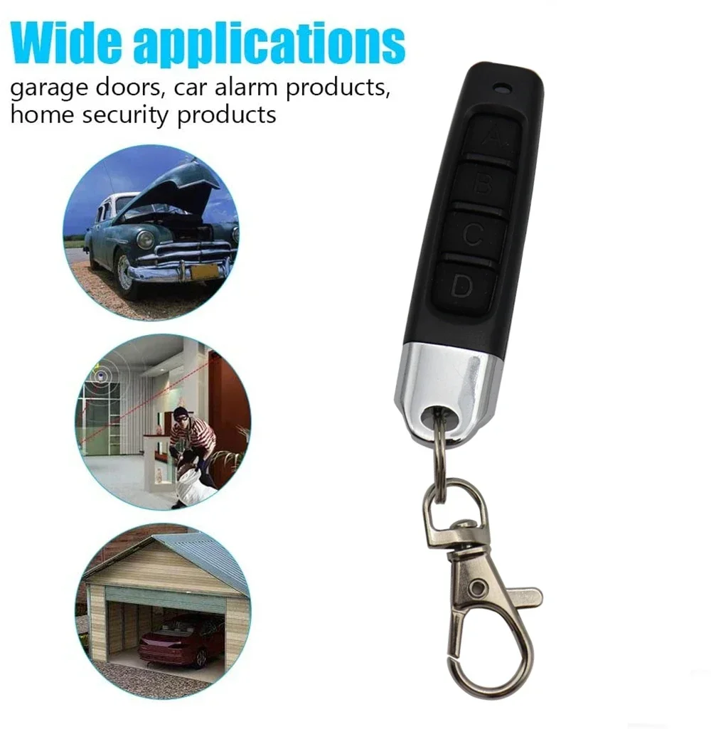10-50PCS 433MHZ Remote Control 4 Channe Garage Gate Door Opener Remote Control Duplicator Clone Cloning Code Car Key