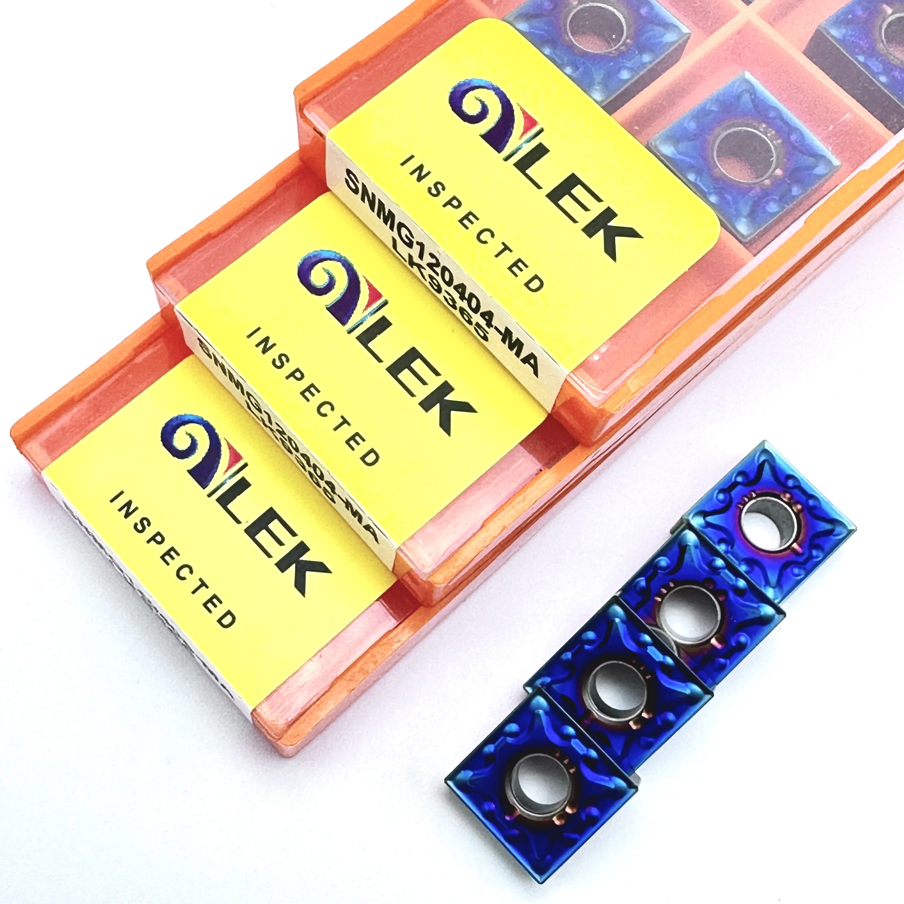 

SNMG120404 SNMG120408-MA LK9365 Твердосплавная вставка с нанопокрытием Внешний токарный инструмент Высококачественная токарная вставка Режущий инструмент с ЧПУ