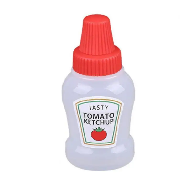 Portable Condiment Squeeze Bottle Covered Salad Container Multifunctional Convenient Squeeze Sauce Bottle For Seasoning