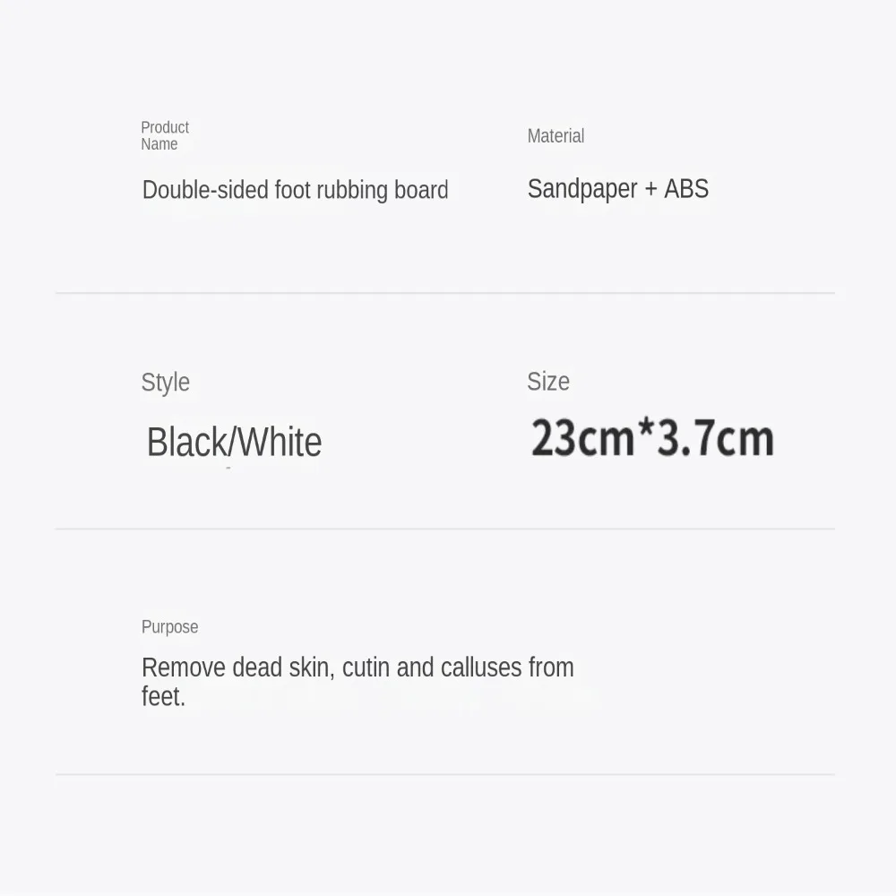 Cura dei piedi principale Rimozione della pelle secca in acciaio inossidabile Rimozione del piede bifacciale Lime per smerigliatrice del piede Rimozione della buccia del callo Pelle morta