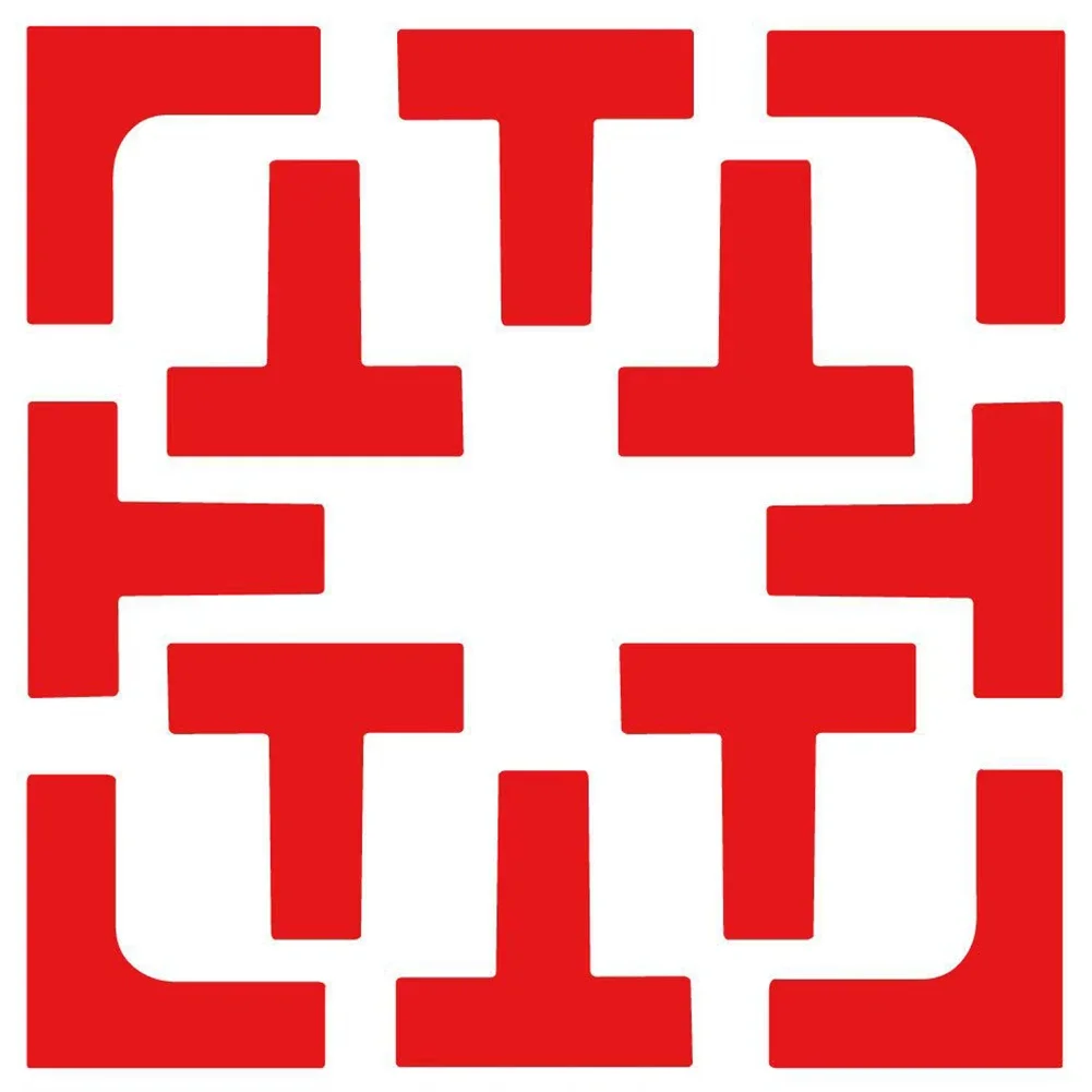 

Маркеры для спортивного поля Маркеры для границ Pickleball Хорошая видимость Т-образные маркеры Легко чистящиеся L-образные маркеры