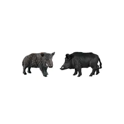 Wild Boar Ornament Lifelike Miniature Figurines DIY Crafts Garden Figurines for Tabletop Landscape Garden Bedroom Decoration