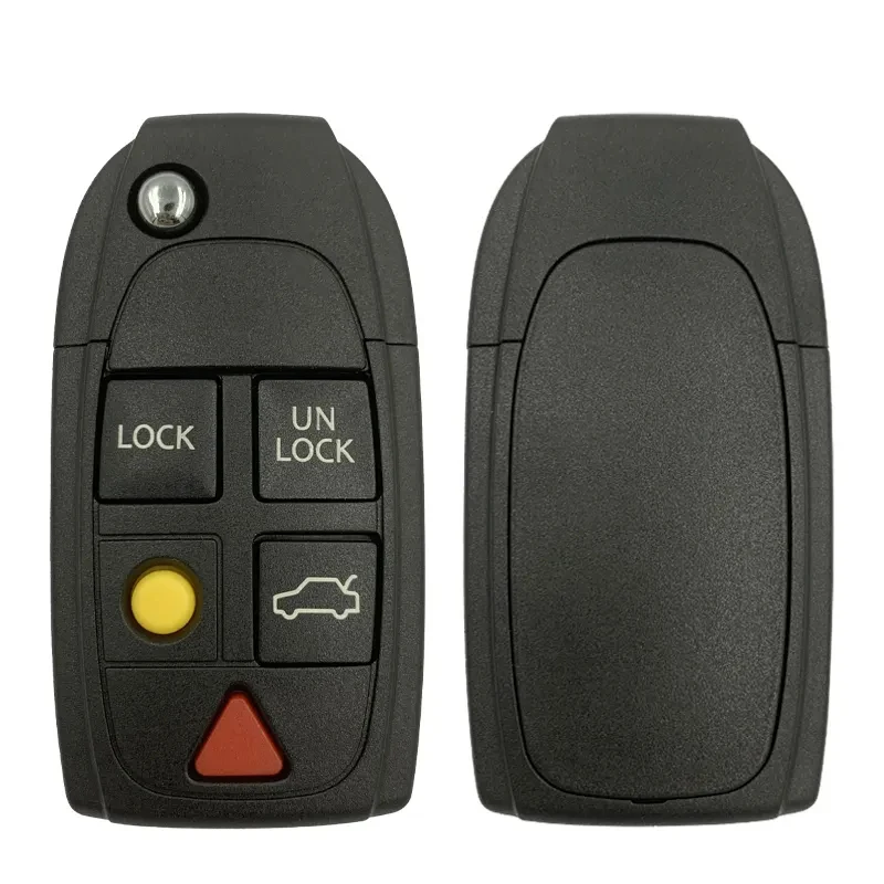 CN050016 Aftermarket 5 Button Flip Key For Volvo S80 S60 V70 XC70 XC90 2004-2015 Remote 8688799 LQNP2T-APU ID48 315 Mhz NO LOGO