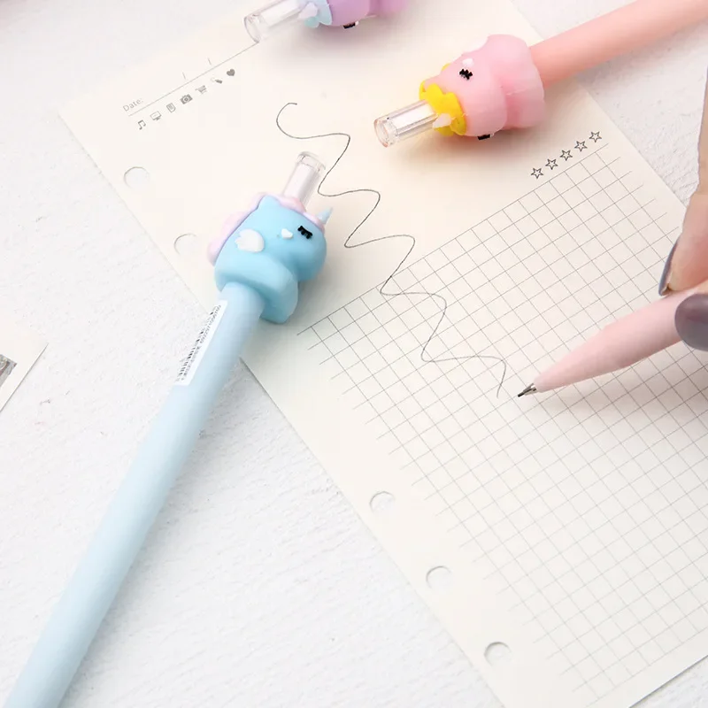 3 pcs/lot Cartoon Unicorn Dreams Mechanical Pencil Kawaii Pencil For Writing School Office Stationery Supplies Gift Cute Pencils