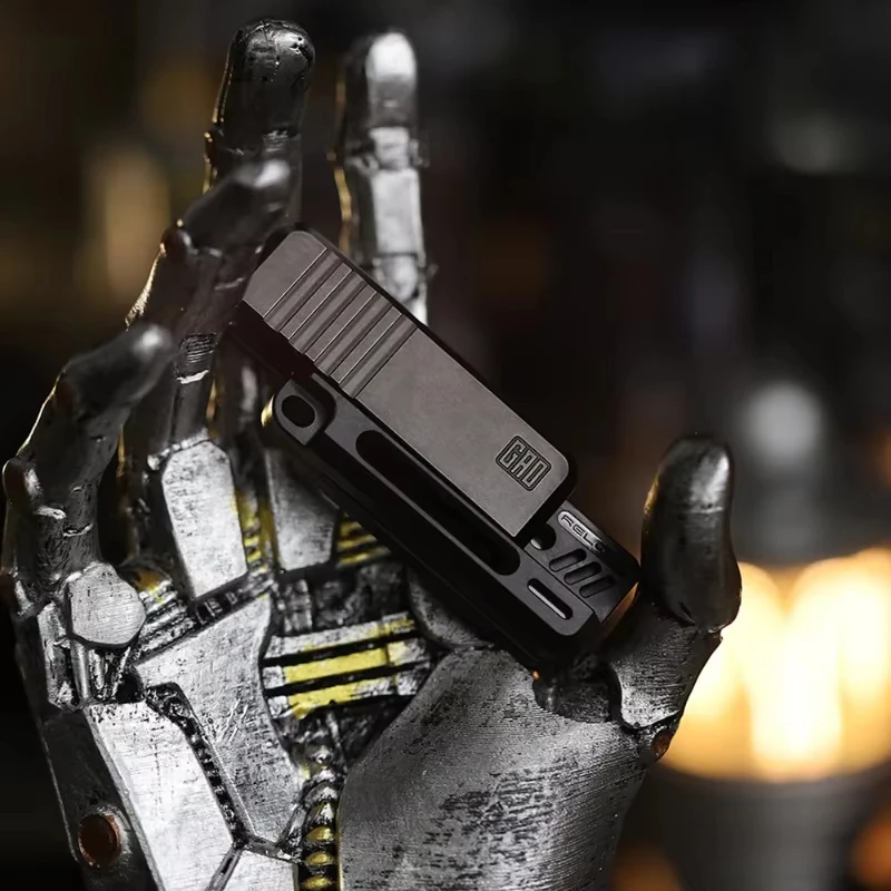 Gewehr der 5. Generation, mechanisch, magnetisch, EDC, Fingerspitze, Metall, Push-Karten, Dekompression, Desktop-Spielzeug, Geschenk