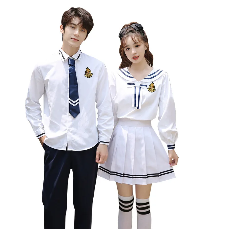 C041 High School Student Sailor Uniform Sports Clothes Graduation Choir Suit