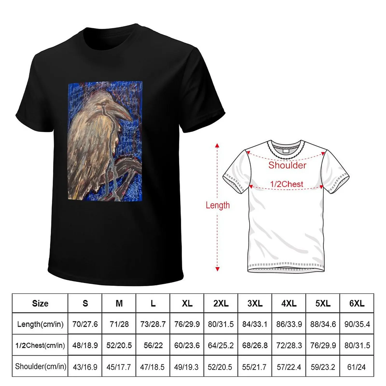 The Crying Crow T-Shirt Sport Basic Moisture Wicking Tee