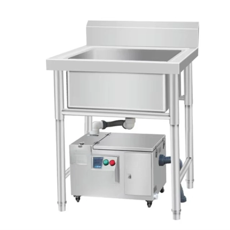Multifunctional Smart Grease Trap for Kitchen Oil Cleaner Oily Water Separator in Malaysia 42 SUS 304,standard Export Wooden Box