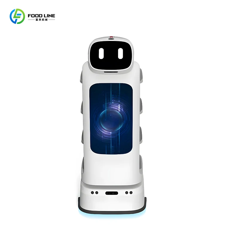 

Customized Humanoid Intelligent Waiters Restaurant Hotel Human-Like Service Robot LDS SLAM Navigation App Controlled Auto