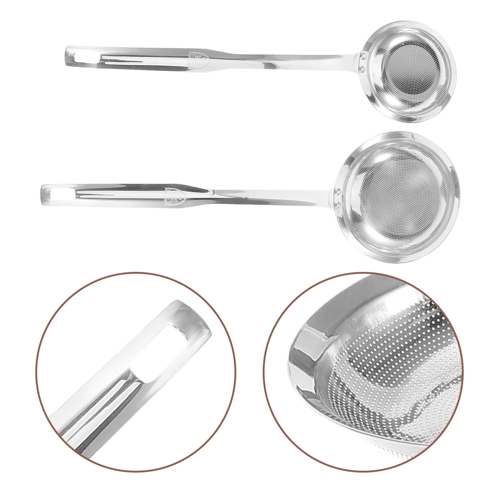 

1Set Stainless Steel Fine Mesh Strainer Skimmer Spoon Oil Sifting Spoon Hot Pot Cooking Filter Grease Foam Kitchen Colander