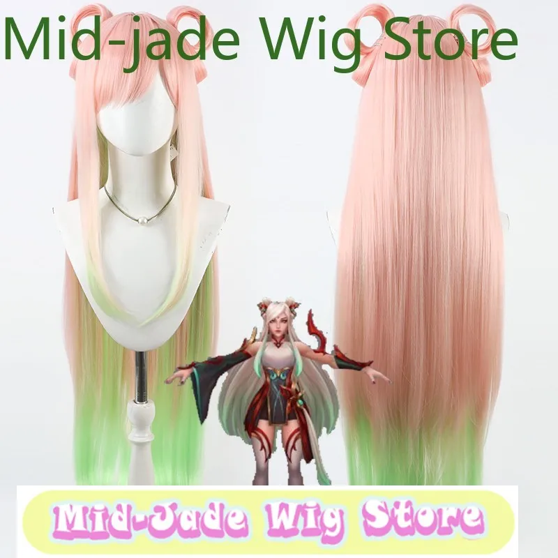 Herói arilia cosplay perucas lol ano novo coelho ano faca menina recortes de papel faca menina anime jogo halloween realidade mostrar perucas