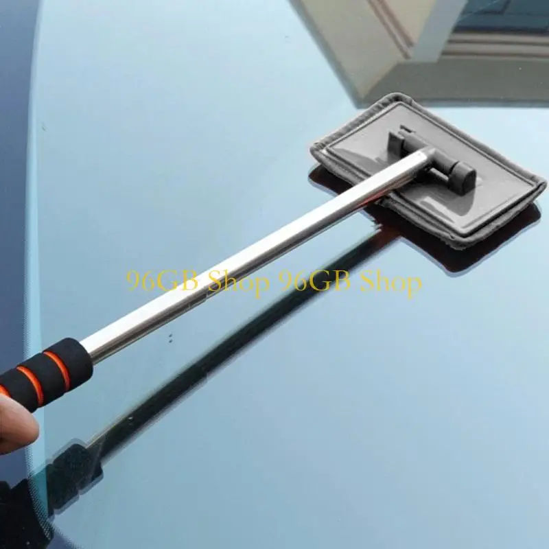 96GB Windscreen Cleaner Extendable Scraper Adjustable Auto Glass Cleaner Tool Defogging Brush Windscreen Cleaning Accessories