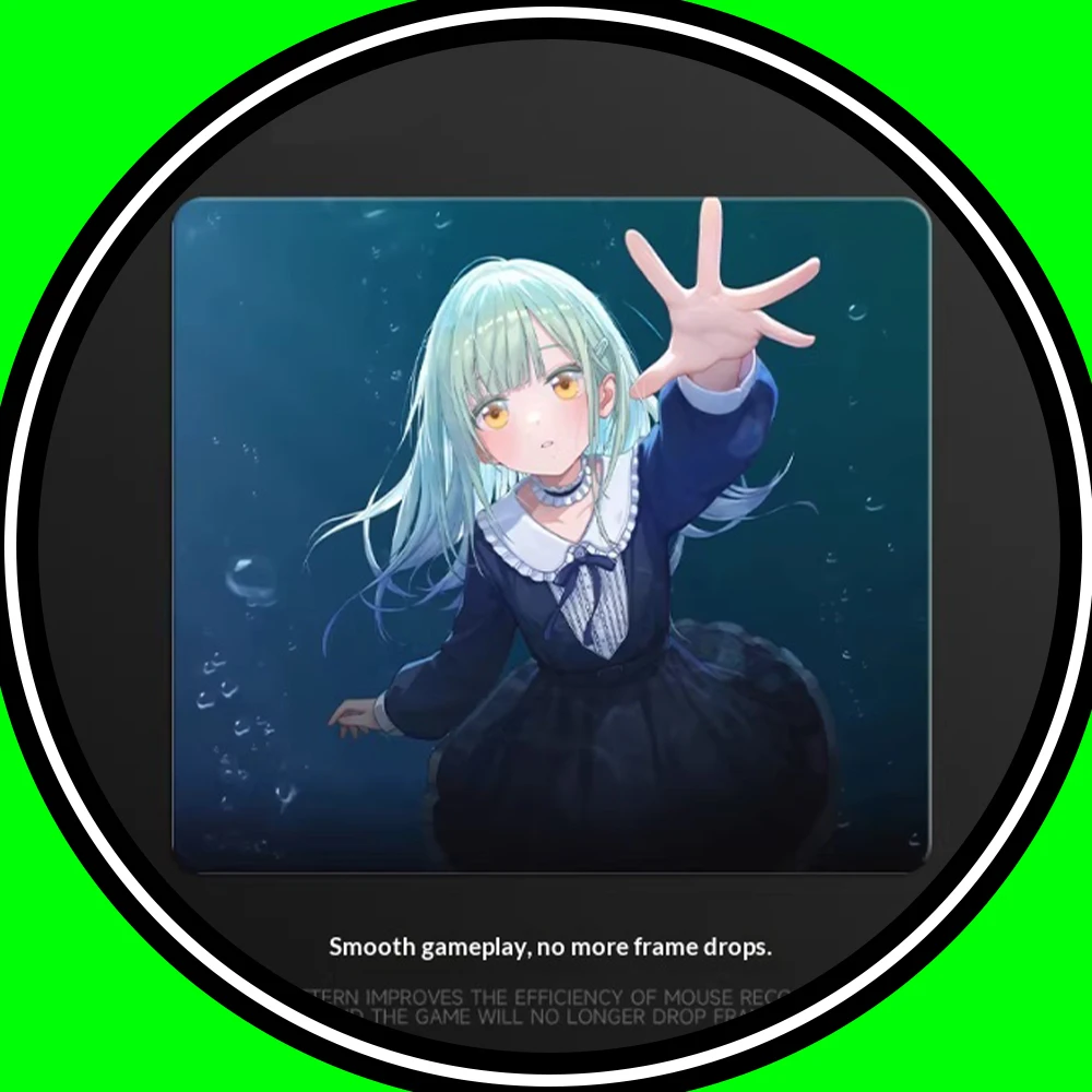 

ATOM Glass Mousepad Both Smoothness And Speed Mouse Pad Laser Engraving Forge Dirt Tolerance For APEX Valorant Pc Accessories