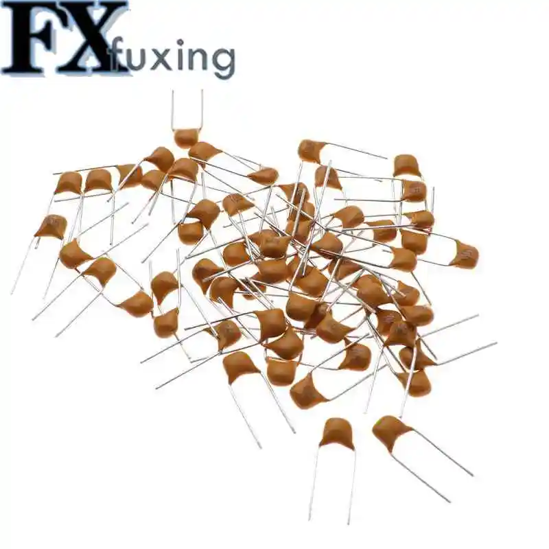 100Pcs 50V Monolithic Ceramic Capacitor 0.1UF 104 0.22UF 224 0.33UF 334 0.47UF 474 1UF 105 Foot Distance 5.08MM