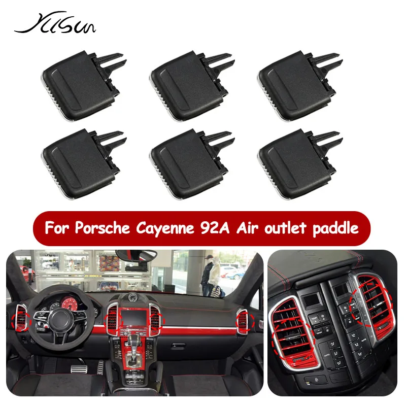 

For Porsche Cayenne 92A/958.1 958.2 2010-2017 Air Outlet Picks Car Front Dashboard Rear Air Conditioning Outlet Vents Tab Pick