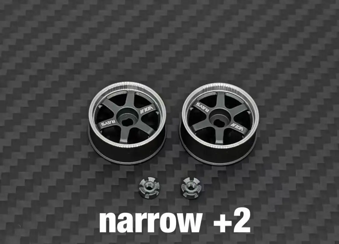 LS Studio LSD 1/28 TE37 MINIZ AWD CNC Wheel (OD 20MM) Gold 2PCS