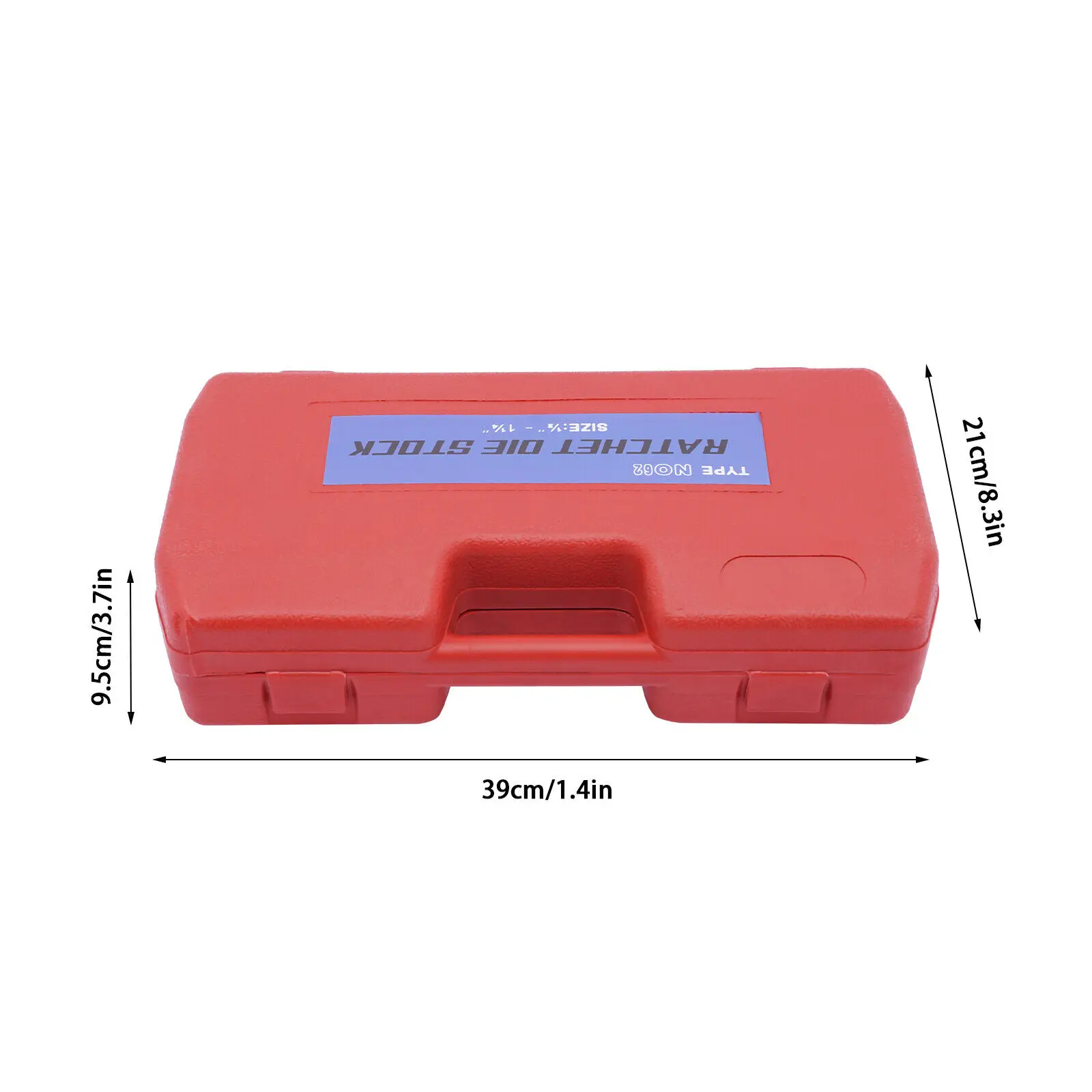 طقم خيوط الأنابيب 1/2 "/15 مللي متر ، 3/4"/20 مللي متر ، 1 "/25 مللي متر ، 1-1/4"/32 مللي متر BSPT سباك مجموعة يموت مجموعة الأحمر