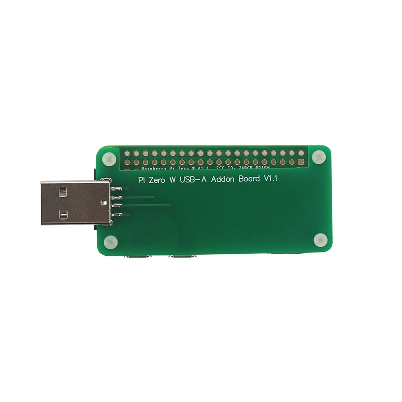 Adaptador USB Raspberry Pi Zero, placa de expansión USB BadUSB Addon para Raspberry Pi Zero y Zero W WH 1,3 con estuche acrílico