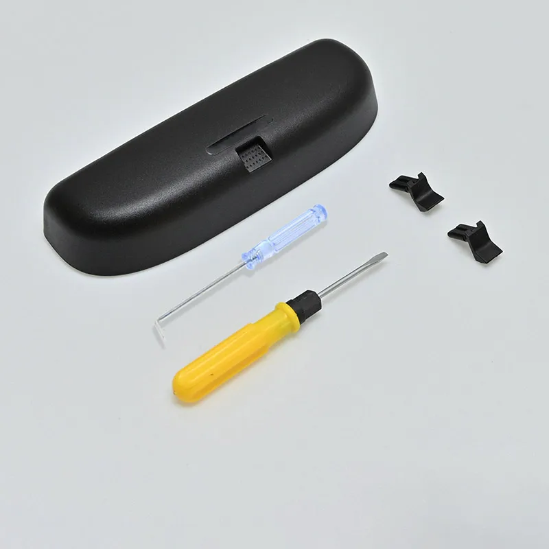 ZHOUFUDA Étui à Lunettes De Voiture Pour Lexus IS300H 2013-2023 - Boîte Rangement Pare-Soleil Multifonction ABS Noire - Accessoire Intérieur Pratique Et Élégant