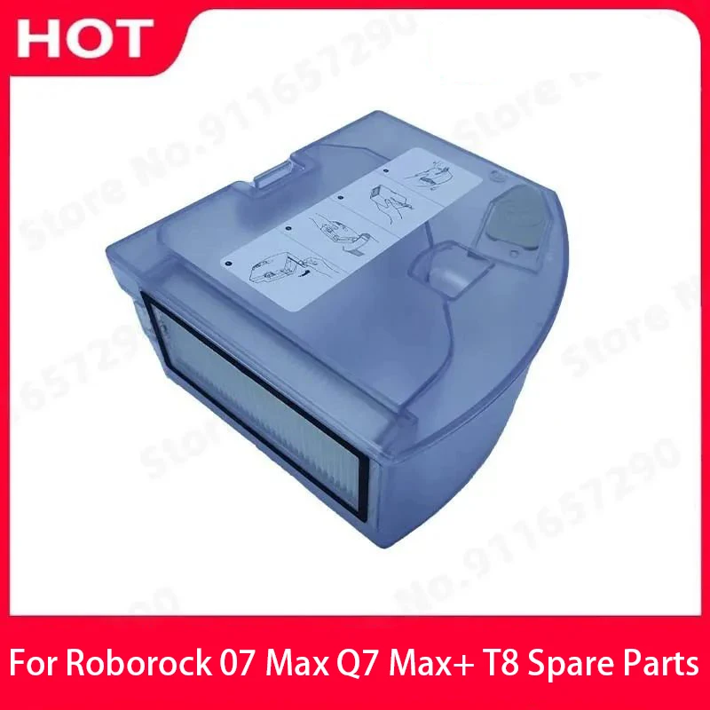 Mülleimer Box Wassertank für Roborock Q7 Max Q7 Max T8 Staub box mit Hepa Filtern Staubsauger Zubehör
