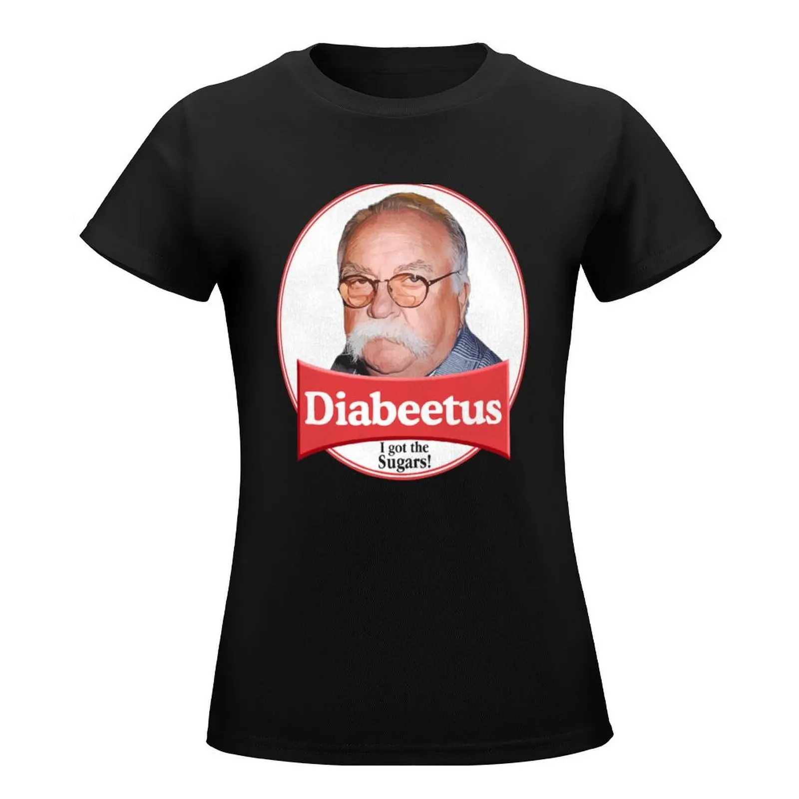 Diabeetus-Camisas Cat para Mulheres, Blanks, Funnys