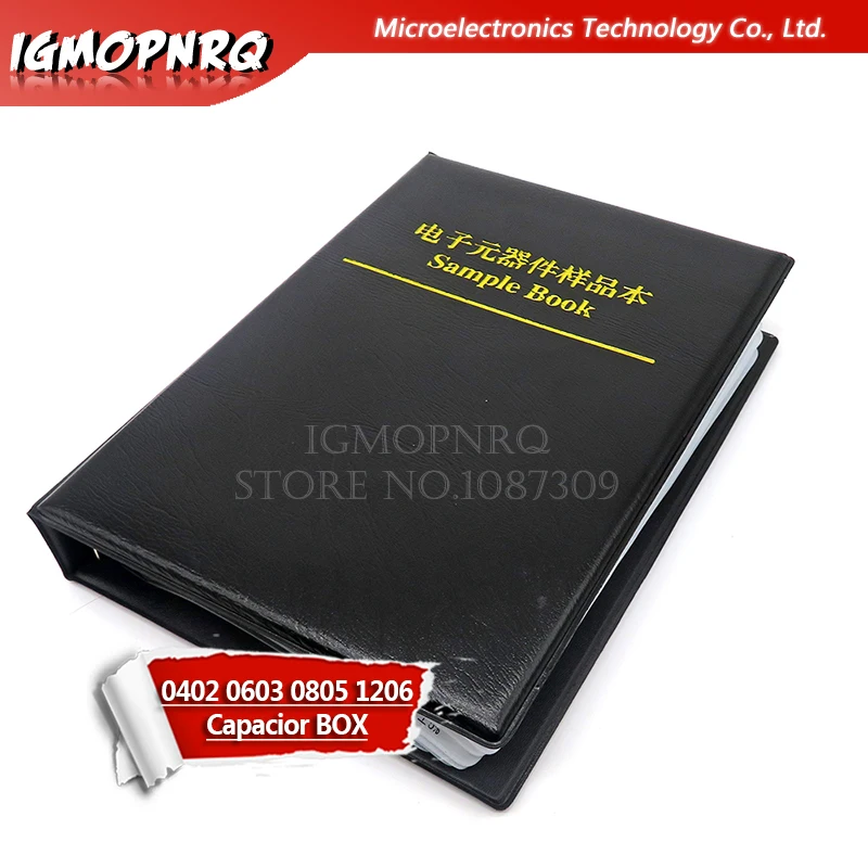 38/51/80/90/92 values 0201 0402 0603 0805 1206 SMD chip capacitor combination kit 0.5 ~ 10uf capacitor sample book  capacitor