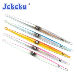 JEKEKU NEW Model 5pcs Metal Fishing Lure 60g 80g 100g 120g 150g Hard Lure Fishing Metal Jig SaltWater Sea Fishing Wobbler Lure