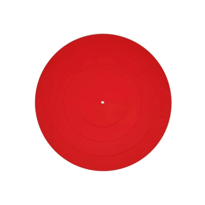 12 Inch Anti-Vibration Silicone Pad For LP Turntable Non-Slip Rubber Mat For Enhanced Sound Quality And Stability B