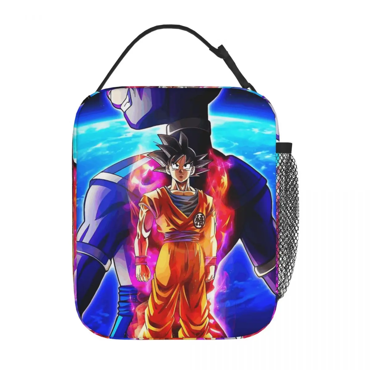 

Термосумки для обедов DBZ Beerus Goku Vegeta, многоразовые, с изоляцией Контейнер для обеда, герметичная сумка-тоут, ланч-бокс, сумки для хранения продуктов