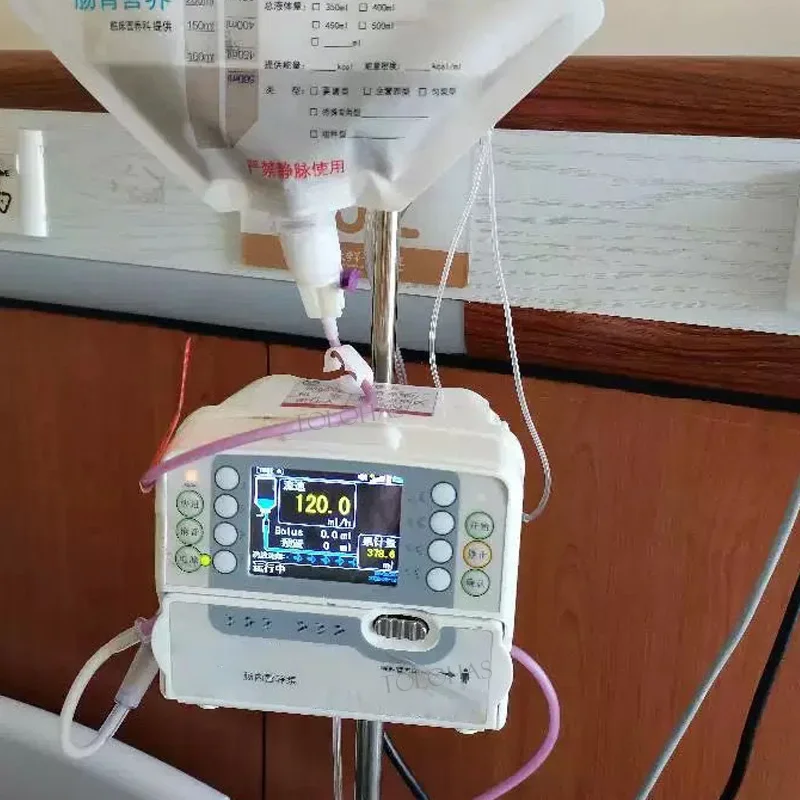 LHGK300 Smart Feeding Large LCD Display Medical Enteral Feeding Pump For Hospital