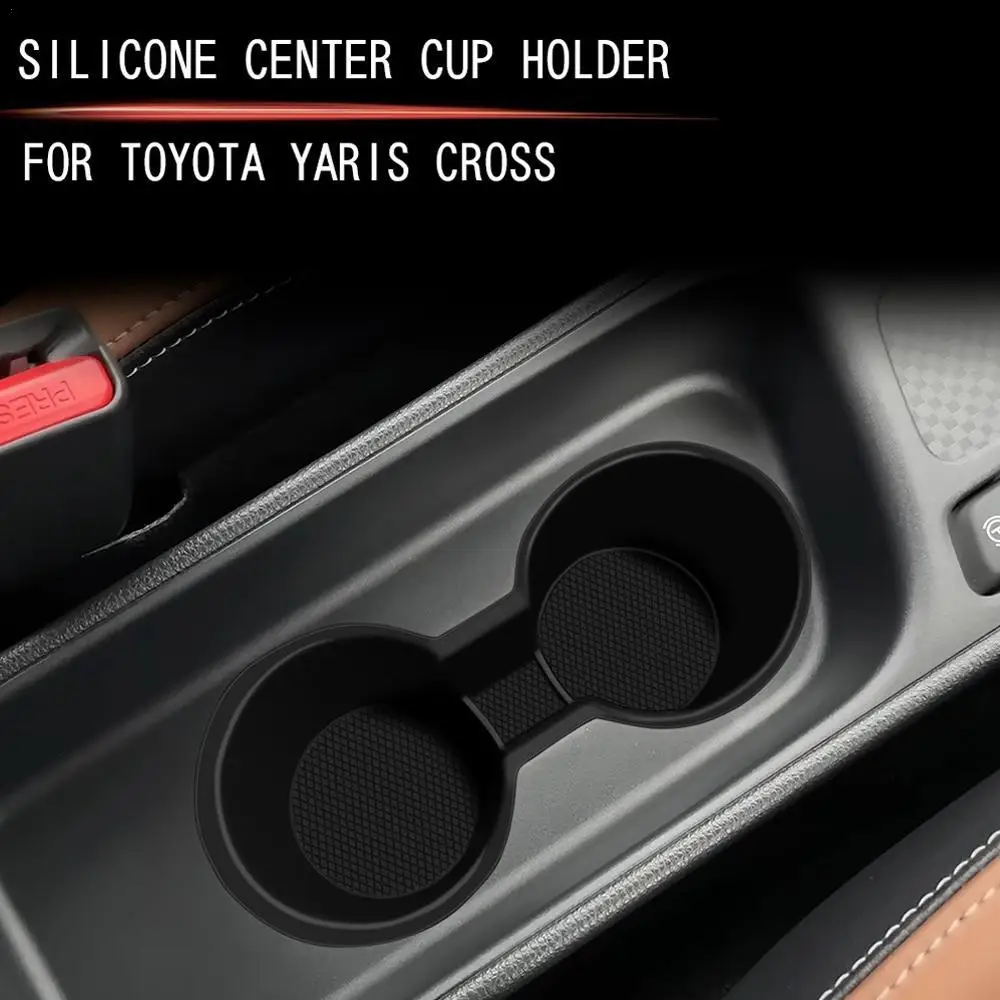 

Silicone Central Control Cup Holder for Toyota For Yaris Cross Silicone Central Control Water Cup Holder Accessories