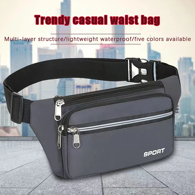 

Fashion Men Women Waist Bag Casual Fanny Pack Purse Large Phone Belt Bag Pouch Outdoor Travel Phone Bag Banana Hip Bags