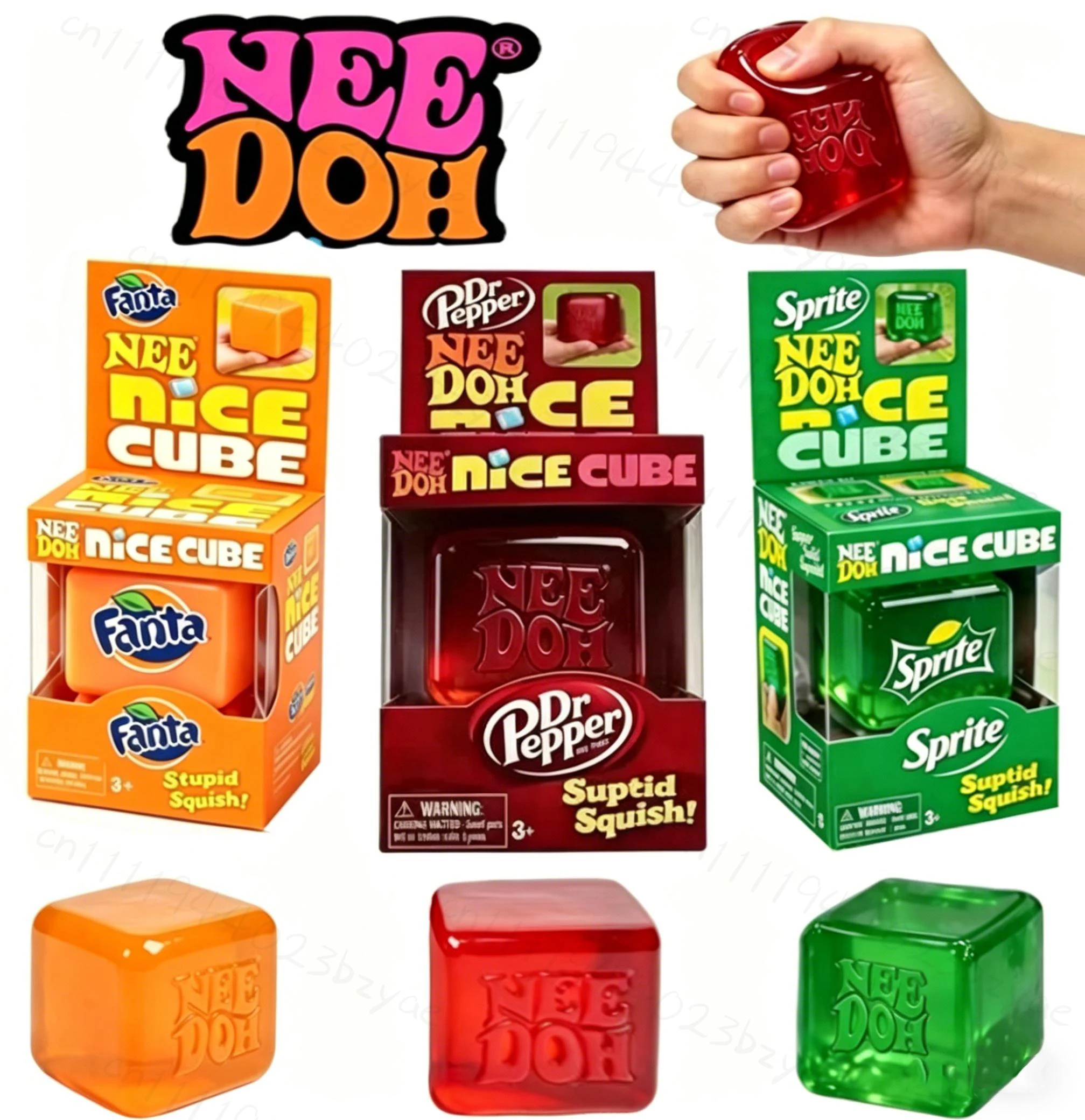

2026 NeeDOH Model Soft Squishy Toy Nice Cube Sensory Stress Reliever Fidget Tool for Anxiety for Adults & Kids Premium in Stock