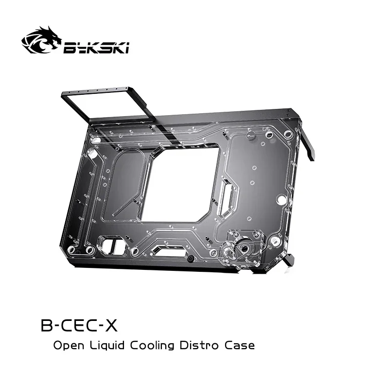 Bykski-B-CEC-X Open Water Circuit Board, Alumínio Chassis Rack, DIY Display, Vertical e Horizontal Uso