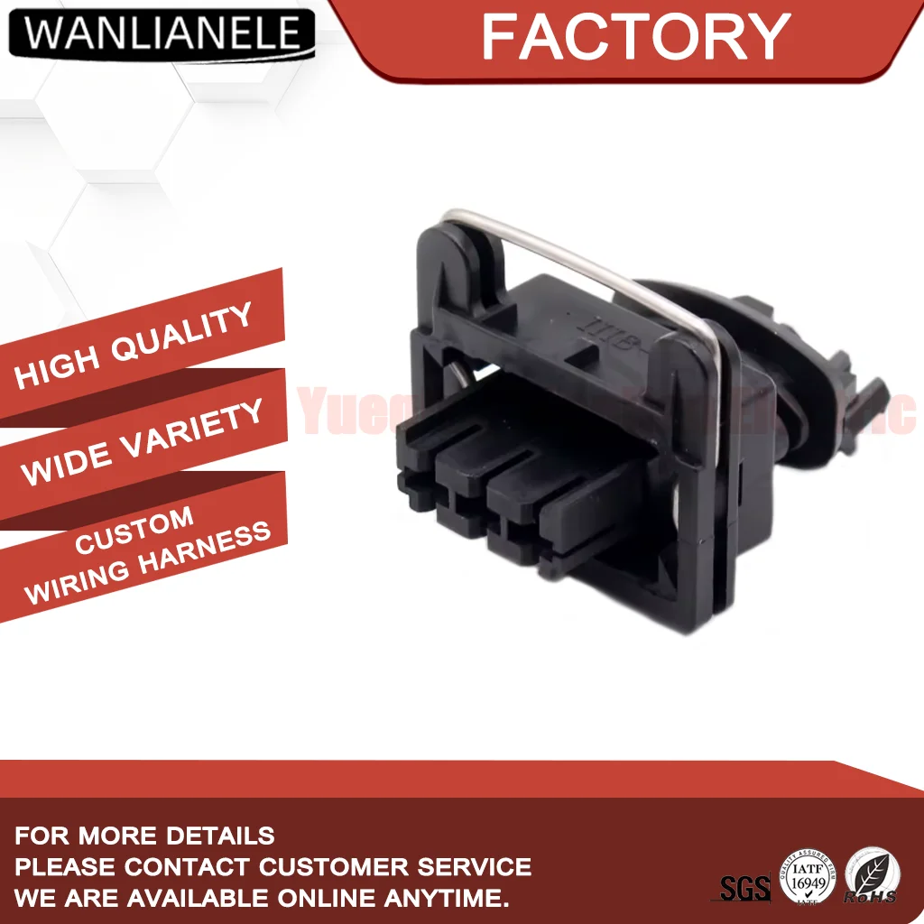 50 Sets 282246-1 3 Pin Female Connector Housing Junior Power Timer 5.5mm 125°C Splash-Proof Fit Automotive Wire Harness