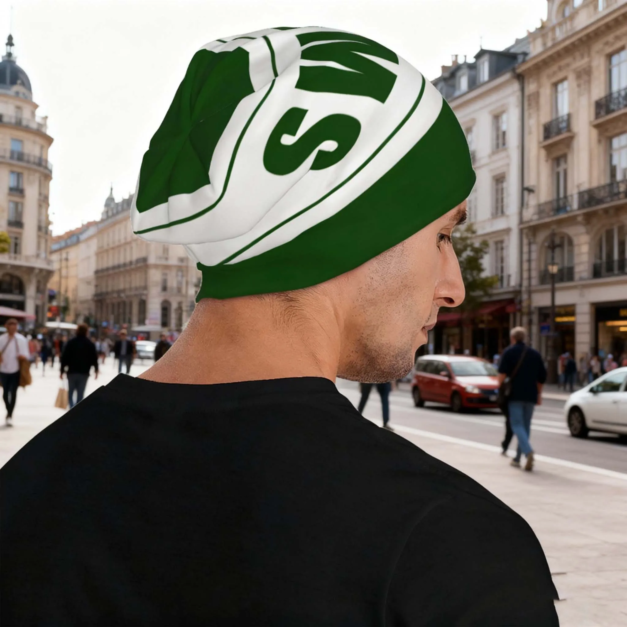 Настраиваемые красочные вязаные шапочки. Настраиваемое имя и портрет лица. Настройте шапку, что уникальные и персонализированные для вас.