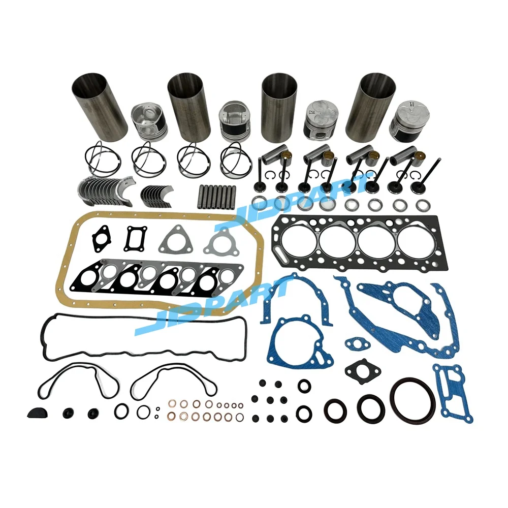 Cylinder Liner Kit With Gasket Set Bearing&Valve Train For Hyundai D4BA D4BB Engine