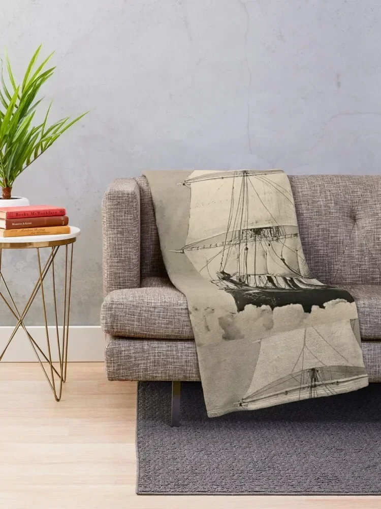 Endurance by Ernest Shackleton Throw Blanket Large Giant Sofa Luxury Throw Blankets