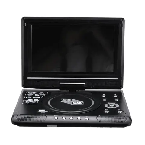 9.8 Inch 16:9 Widescreen 270° Rotatable LCD Screen Home Car TV DVD Player Portable VCD Compact Disc MP3 Viewer with GameFunction