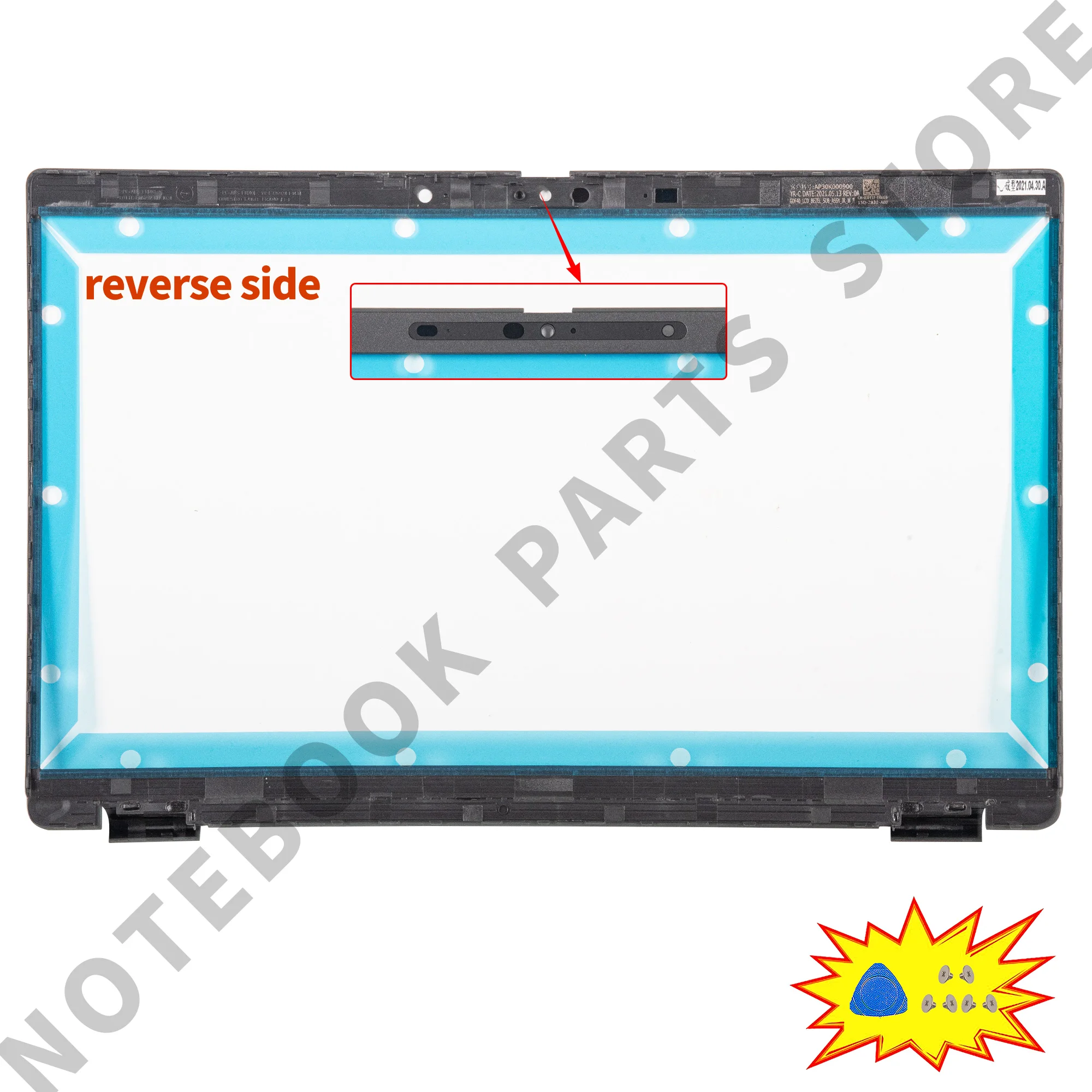 Notebook Parts For Latitude E5420 5420 5430 E5430 P137G Back Cover 0DW98X Frame Bezel Hinges Upper Bottom Case 063DTN 14inch