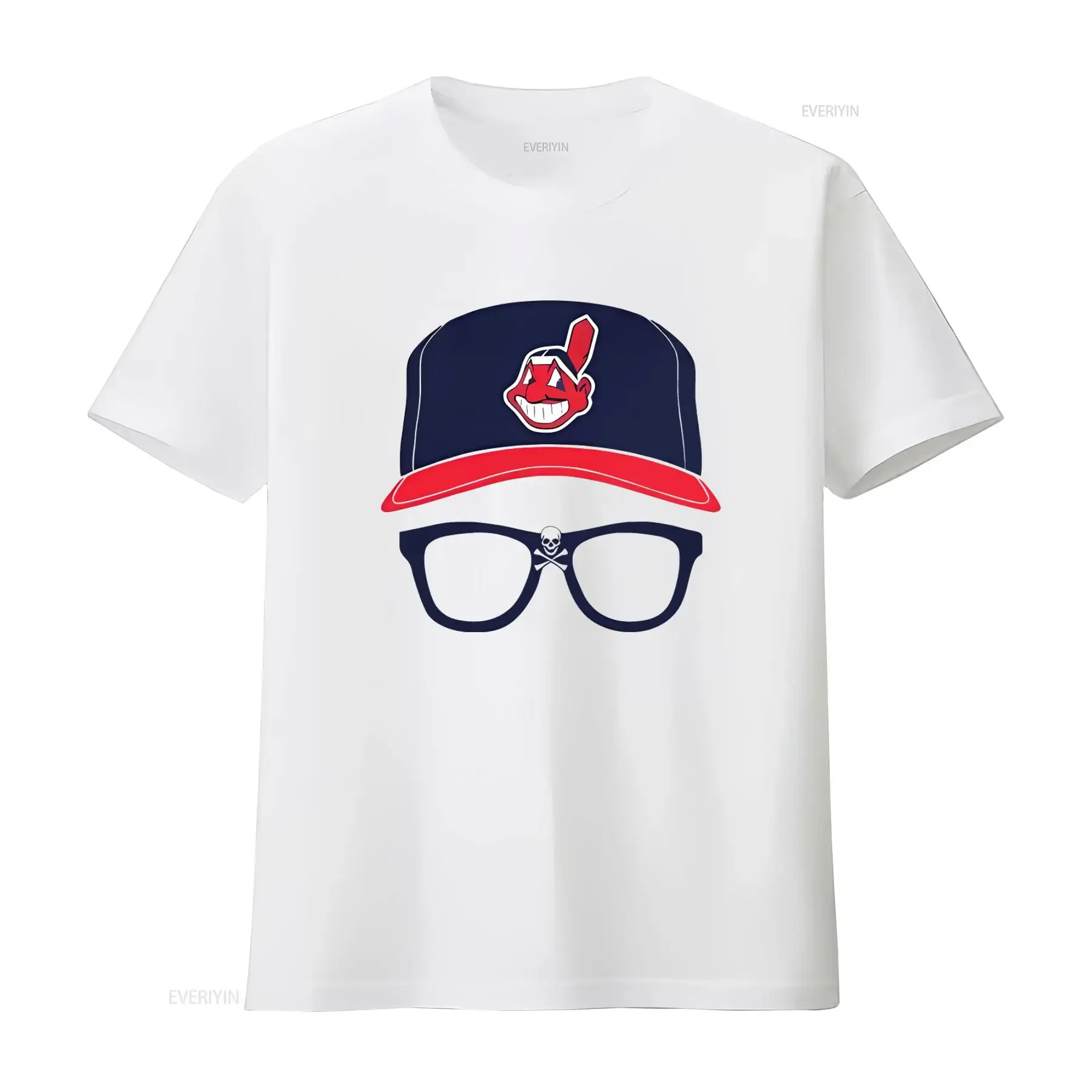 Ricky Vaughn Charlie Sheen Indians Baseball Major League Movie T Shirt vintage Washed Soft fashion homme Slightly Comfortable