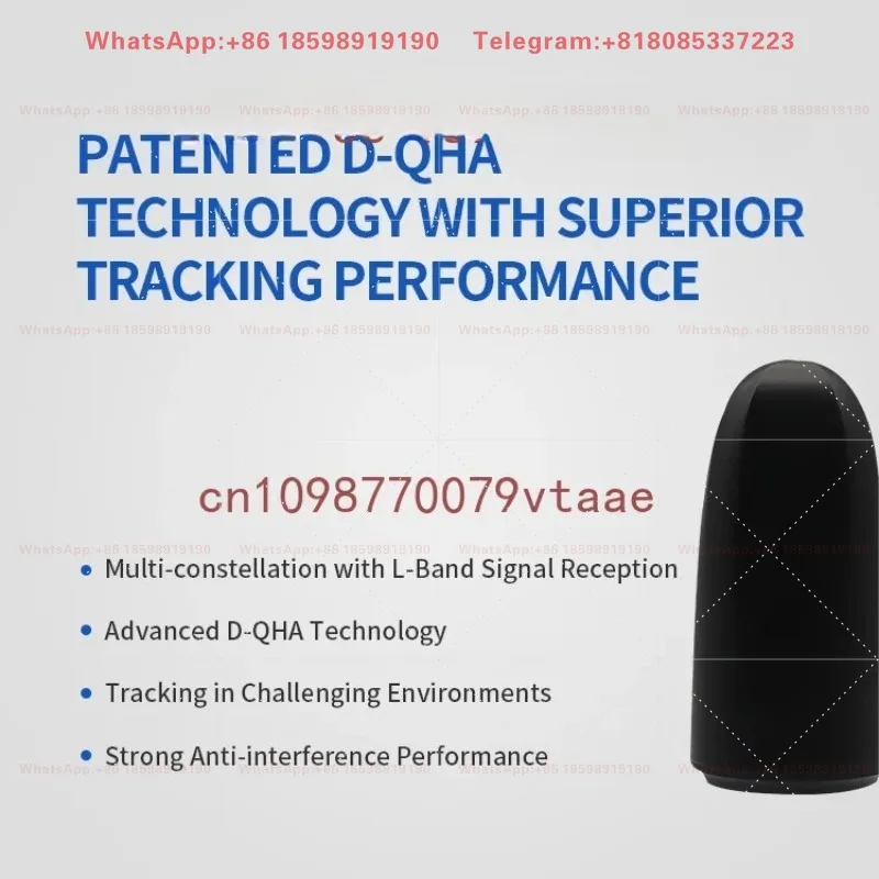 HX-CHX600A L1/L2/L5/L-Band Helical GNSS UAV  4.2dBi High Gain Lightweight Millimeter-Level Accuracy for UAV Drones - view 4