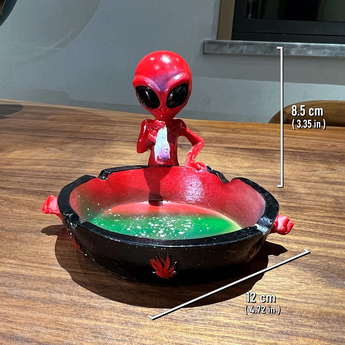 Exquisite Alien Creative Ashtray, Resin Ashtray,Portable Resin, Starry Sky, 1 Pc