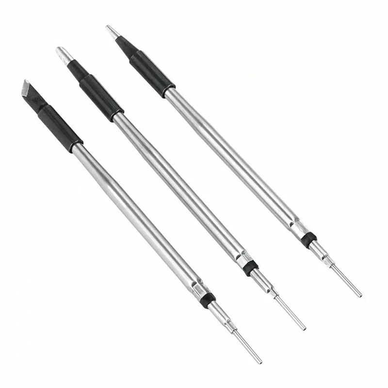 1-3PCS Soldering Iron Tips Replacement Soldering Iron Tip Set Solder Head For DIY Pyrography Electric Repair Welding Bit Tool