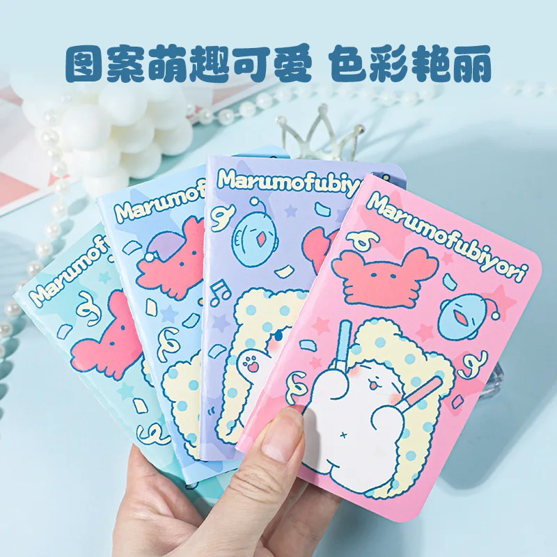 4pcs Sanrio Stationery Marumofubiyori Blanket Bear Pocket  Notebooks Cartoon Sanrio Series Planners Writing Pads Office Supplies