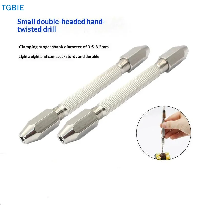 [TL]Hexagonal Anti-Rust Watchmaker Pin Vice 0.5-3.2mm Mini Hand Tool for Watch Jewelry Repair Craft DIY Projects