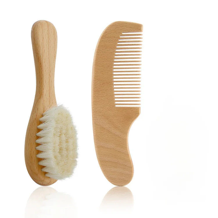 Personalised Hair Brush Custom Engraved Bamboo Wood Brush Anti Static Comb Gift for Girls Gifts for Kids Baby Shower Gift