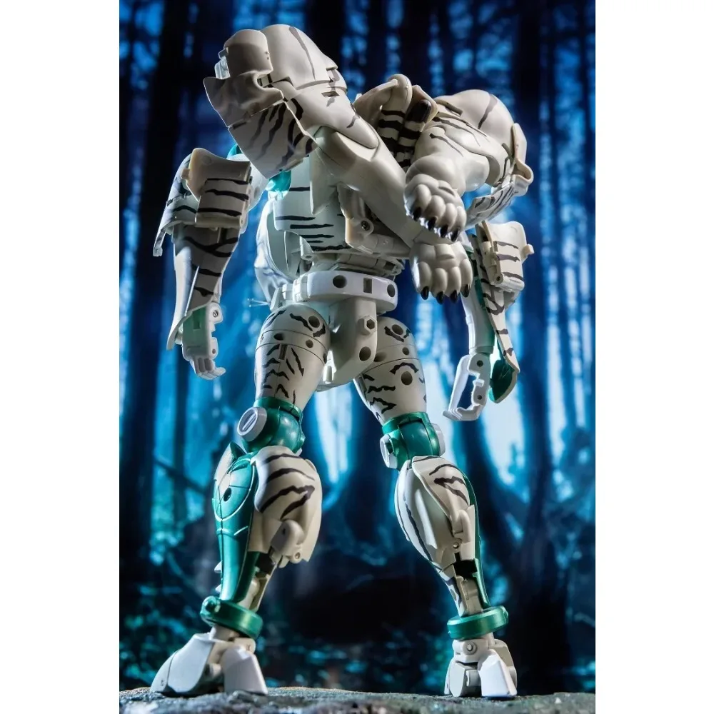 In Voorraad Vervorming speelgoed KO versie BW10 BW-10 Beastman MP50 White Tiger Warrior Transformatie Action Figure Model